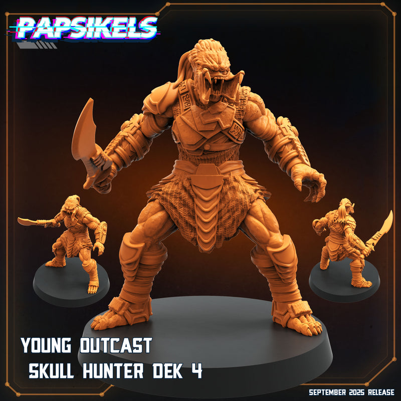 Young Outcast Skull Hunter Miniatures | Papsikels