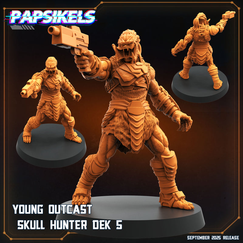 Young Outcast Skull Hunter Miniatures | Papsikels