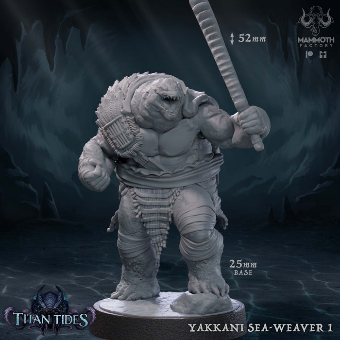 Yakkani Sea-Weaver A | Titan Tides | Fantasy Tabletop Miniature | Mammoth Factory