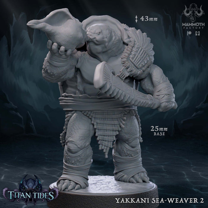 Yakkani Sea-Weaver B | Titan Tides | Fantasy Tabletop Miniature | Mammoth Factory
