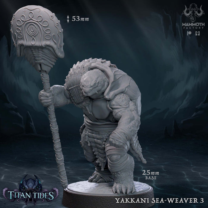 Yakkani Sea-Weaver Miniatures | Titan Tides | Fantasy Tabletop Miniature | Mammoth Factory