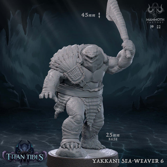 Yakkani Sea-Weaver Miniatures | Titan Tides | Fantasy Tabletop Miniature | Mammoth Factory