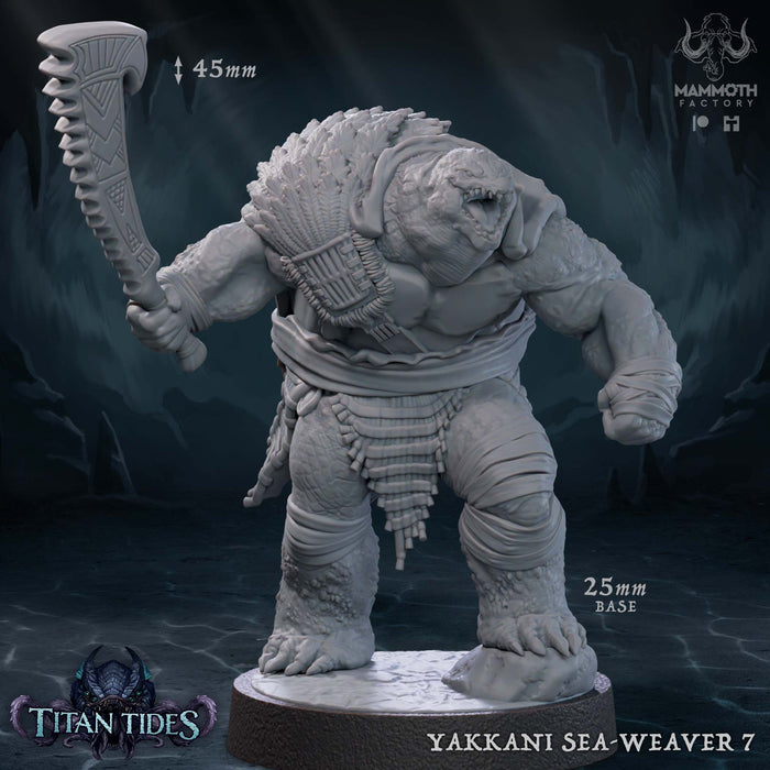 Yakkani Sea-Weaver G | Titan Tides | Fantasy Tabletop Miniature | Mammoth Factory