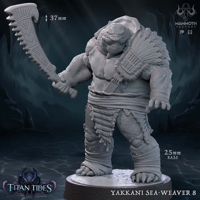 Yakkani Sea-Weaver H | Titan Tides | Fantasy Tabletop Miniature | Mammoth Factory