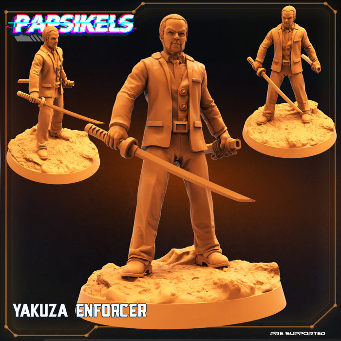 Yakuza Enforcer | Sci-Fi Specials | Sci-Fi Miniature | Papsikels TabletopXtra