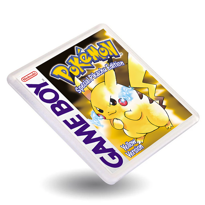 Gameboy Pokemon Red Blue Yellow Green - Retro Gaming Box Art Gift Coasters