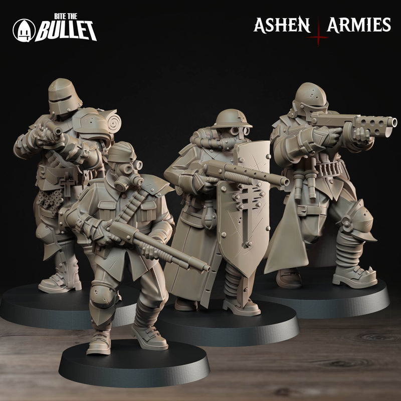 Yeomen Miniatures | Sanctified Legion | Trench Grimdark | BTB