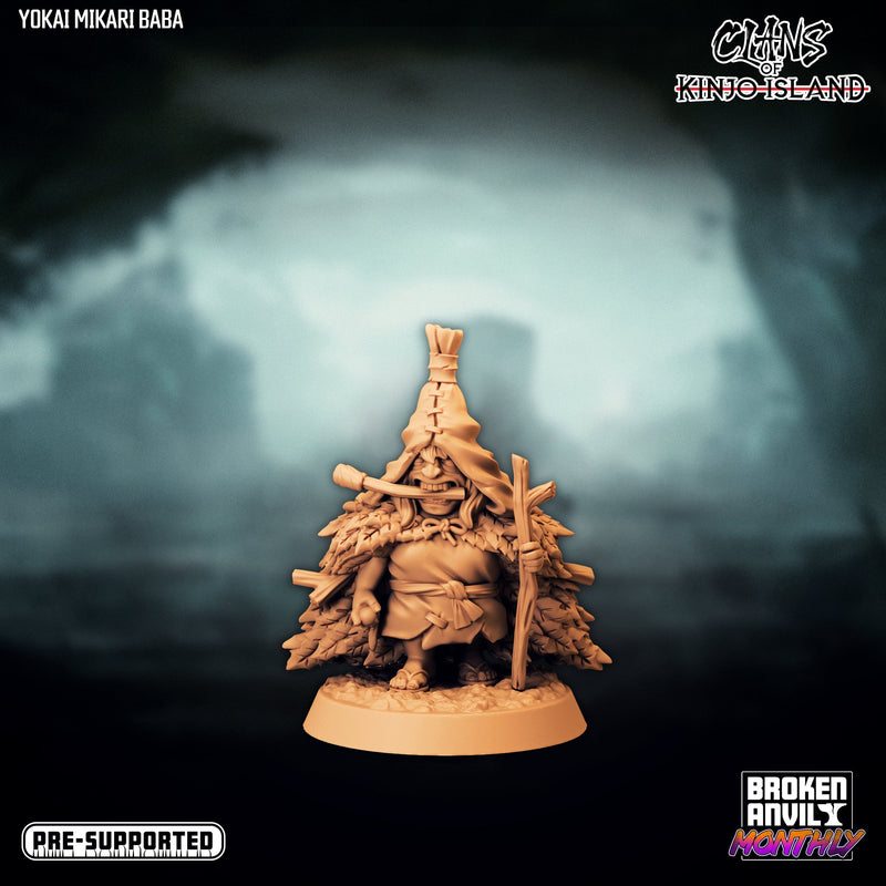 Yokai Mikari Baba | Clans of Kinjo Island | Tabletop RPG Miniature TabletopXtra