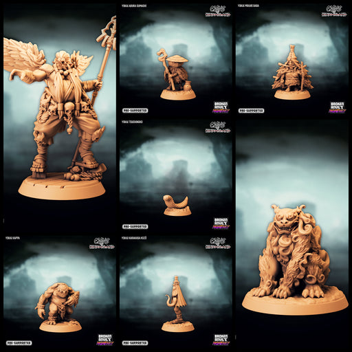 Yokai Miniatures | Clans of Kinjo Island | Tabletop RPG Miniature TabletopXtra