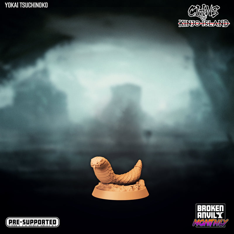 Yokai Tsuchinoko | Clans of Kinjo Island | Tabletop RPG Miniature TabletopXtra