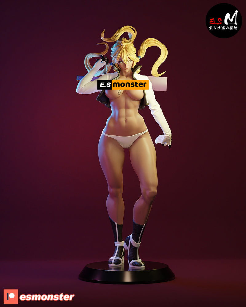 Halli-B | Pin-Up Statue Fan Art Miniature Unpainted | E.S Monster