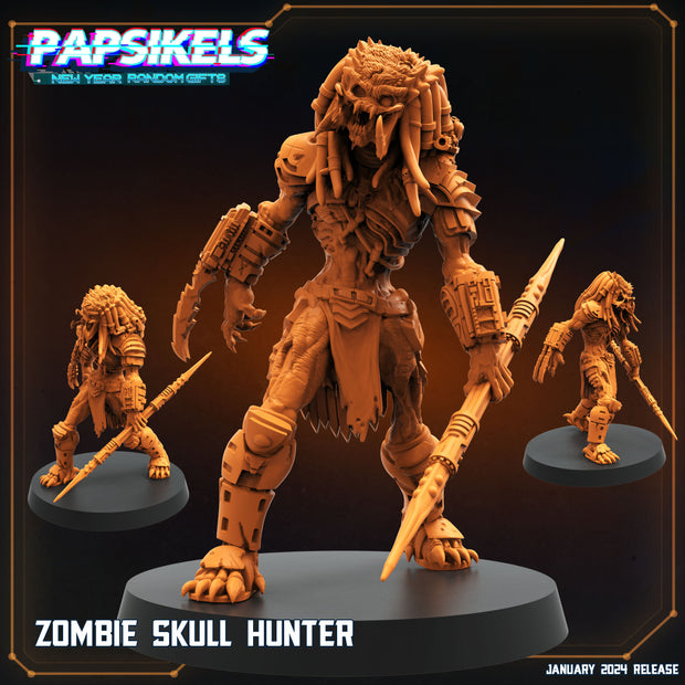 Zombie Skull Hunter | Specials | Sci-Fi Miniature | Papsikels