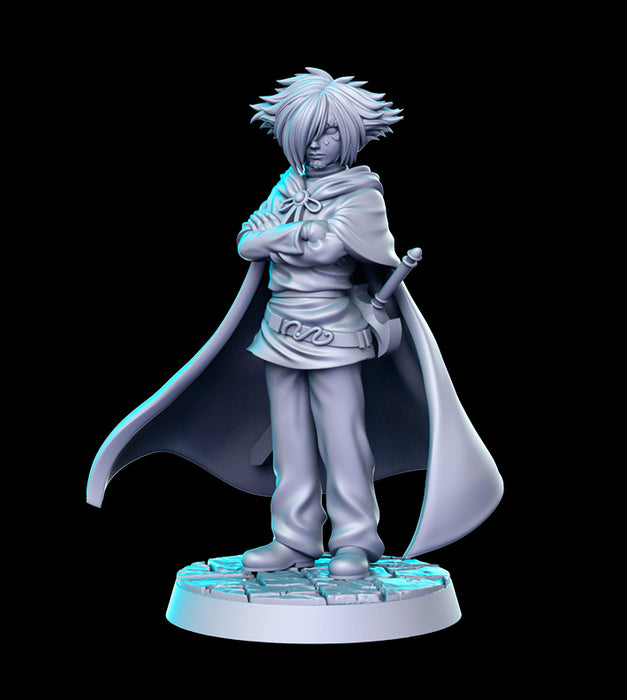 Apprentice Warrior Zal | Classic JRPG Vol 23 | Fantasy Miniature | RN Estudio