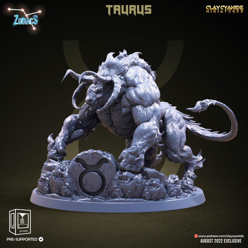 Zodiac Miniatures (Full Set) | Fantasy Miniature | Clay Cyanide TabletopXtra