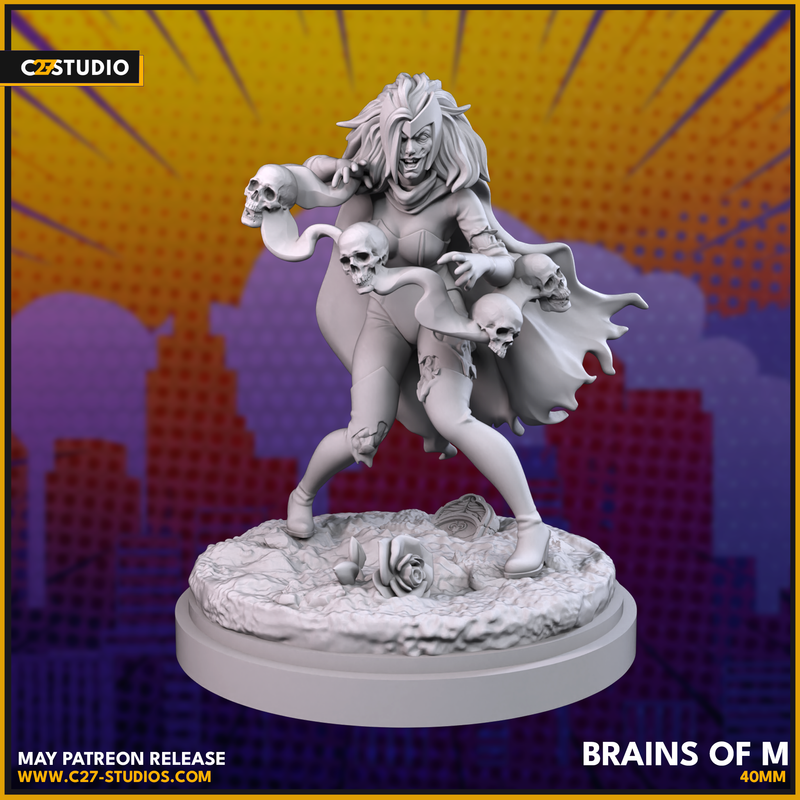 Brains of M | Heroes | Sci-Fi Miniature | C27 Studio