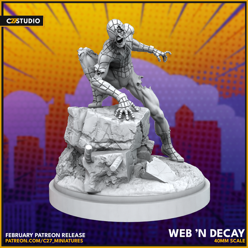 Web 'N Decay | Heroes | Sci-Fi Miniature | C27 Studio