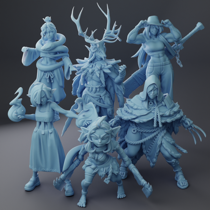 Modern and Ancient Fantasy Miniatures (Full Set) | Twin Goddess Miniatures