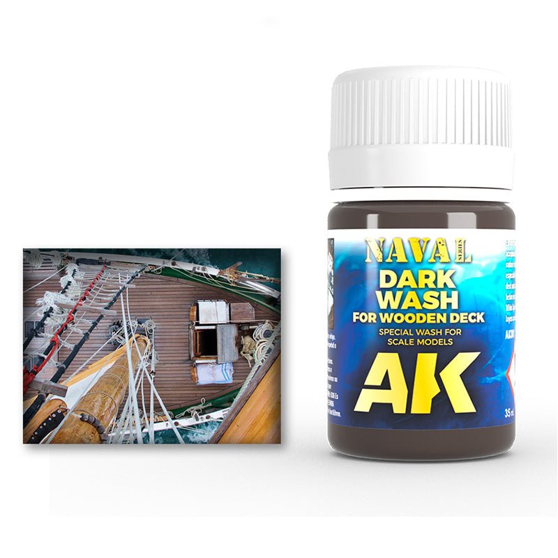 AK Interactive - Dark Wash for Wood Decks (AK301)