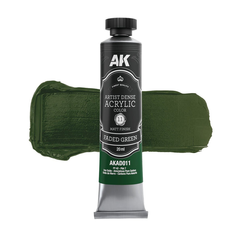 AK Interactive Dense Acrylic Faded Green (AKAD011)