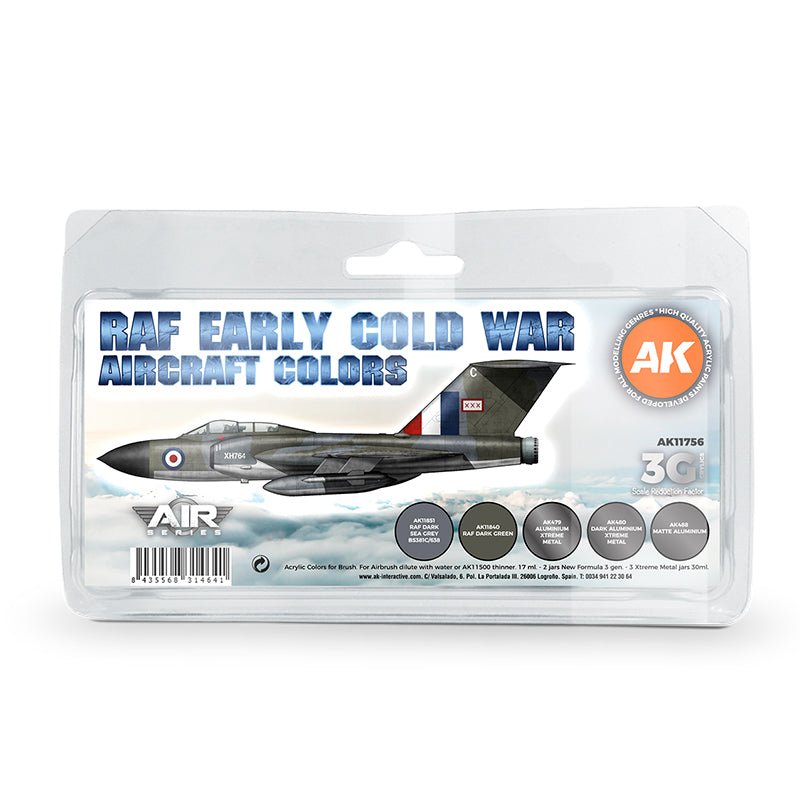 AK Interactive - Early Cold War Raf Aircraft Colors Set 3G (AK11756)