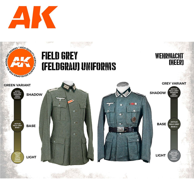 AK Interactive - German Field Grey Uniforms 3G (AK11627)