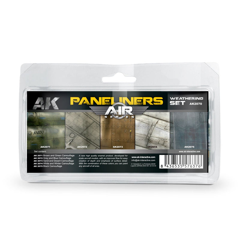 AK Interactive - Paneliners Weathering Set (AK2070)