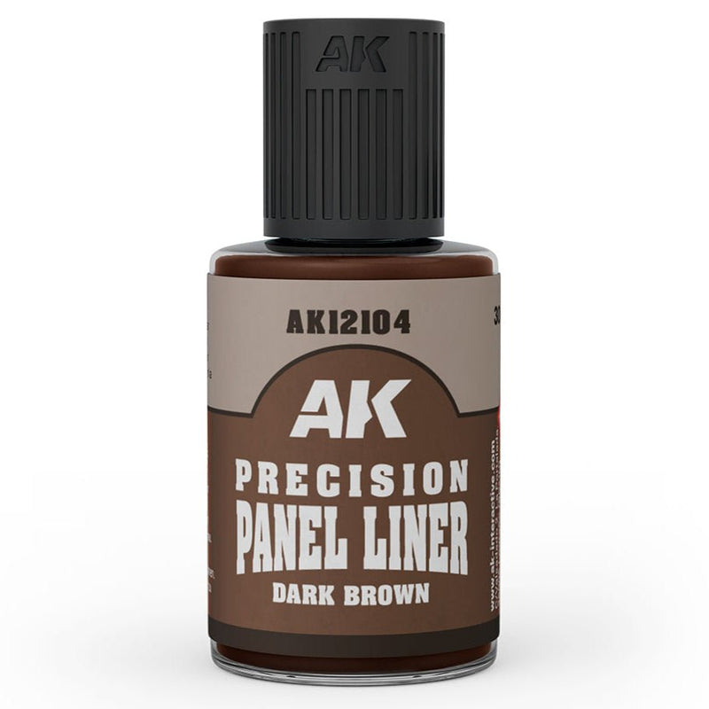 AK Interactive Precision Panel Liner - Dark Brown (AK12104)