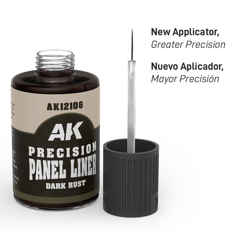 AK Interactive Precision Panel Liner - Dark Rust (AK12106)