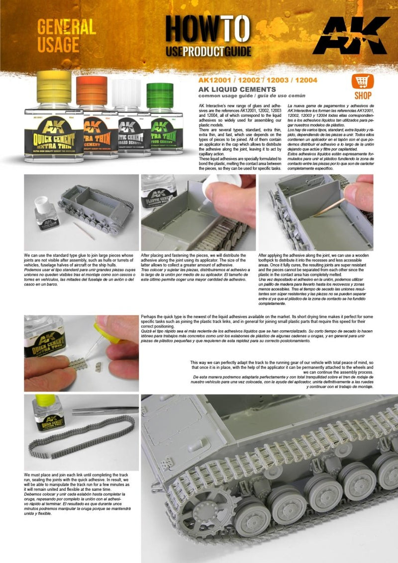 AK Interactive - Quick Cement Extra Thin (AK12001)