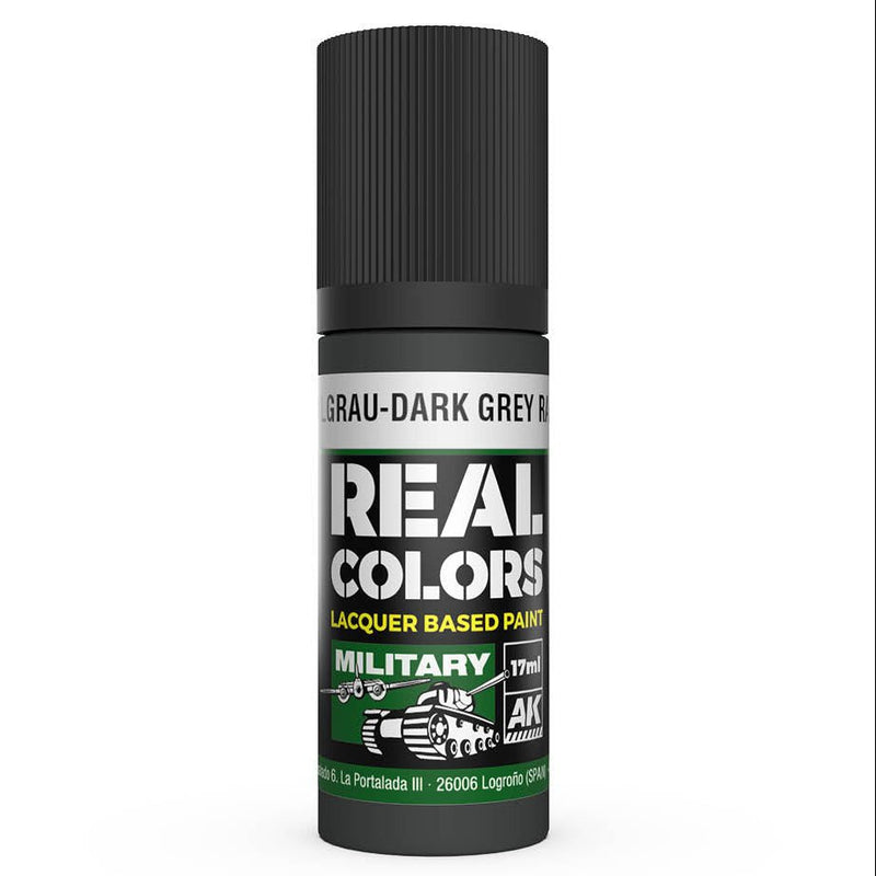 AK Interactive Real Colors - Dunkelgrau-Dark Grey RAL 7021 (RC856)