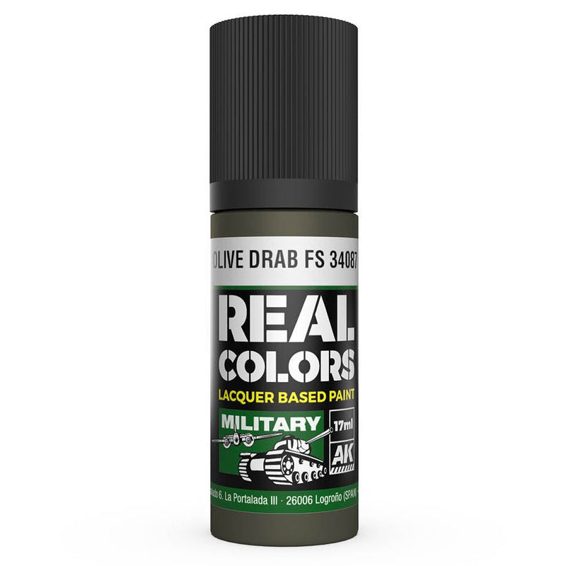 AK Interactive Real Colors - Olive Drab FS 34087 (RC901)