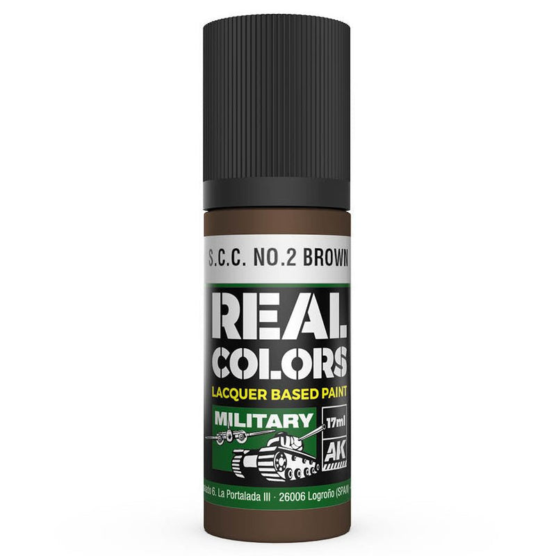 AK Interactive Real Colors - S.C.C. No.2 Brown (RC874)
