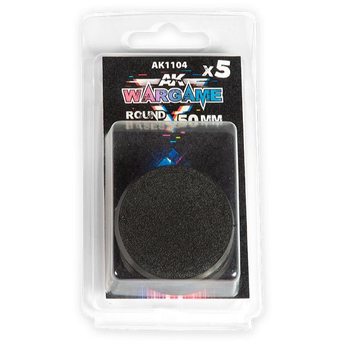 AK Interactive - Round Bases 50mm X 5 (AK1104)