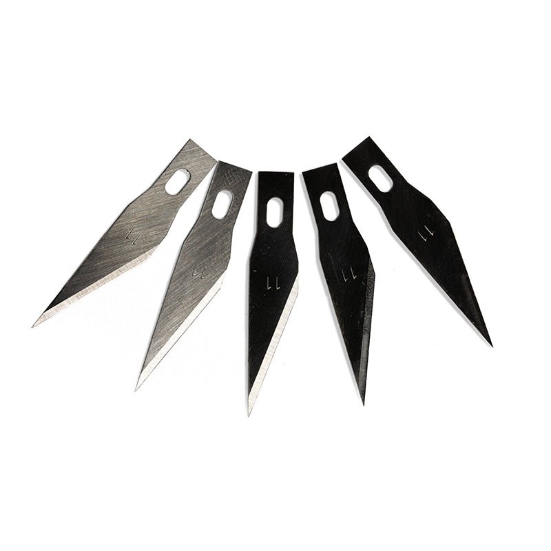 AK Interactive - Standard Diagonal (5 Spare Blades) Replacement for AK Hobby Knife (AK9515-A)