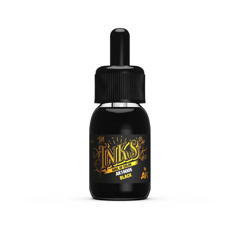 AK Interactive - the Inks - Black (AK16005)