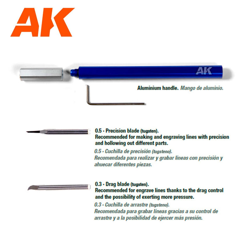 AK Interactive - Tungsten Steel Engraving Scriber (AK9321)