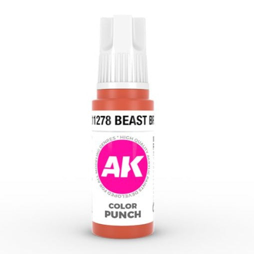 AK Interactive 3rd Gen Acrylic - Beast Brown Color Punch (AK11278)