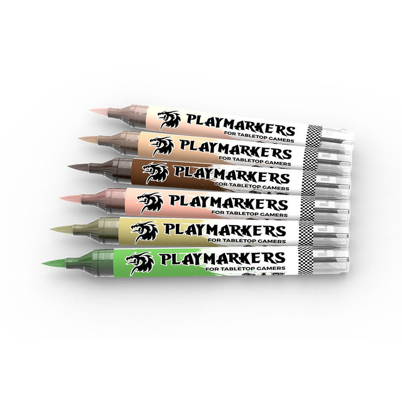 AK Interactive Playmarkers Set - Skin & Flesh Tones (AKM107)