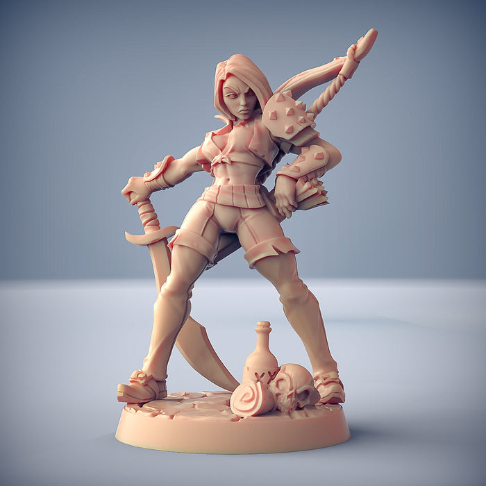 Rogue Aline the Bold B | Troubles in Tavern | Fantasy D&D Miniature | Artisan Guild