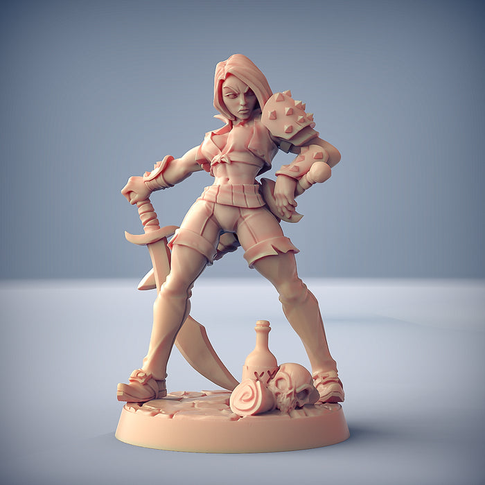 Rogue Aline the Bold A | Troubles in Tavern | Fantasy D&D Miniature | Artisan Guild