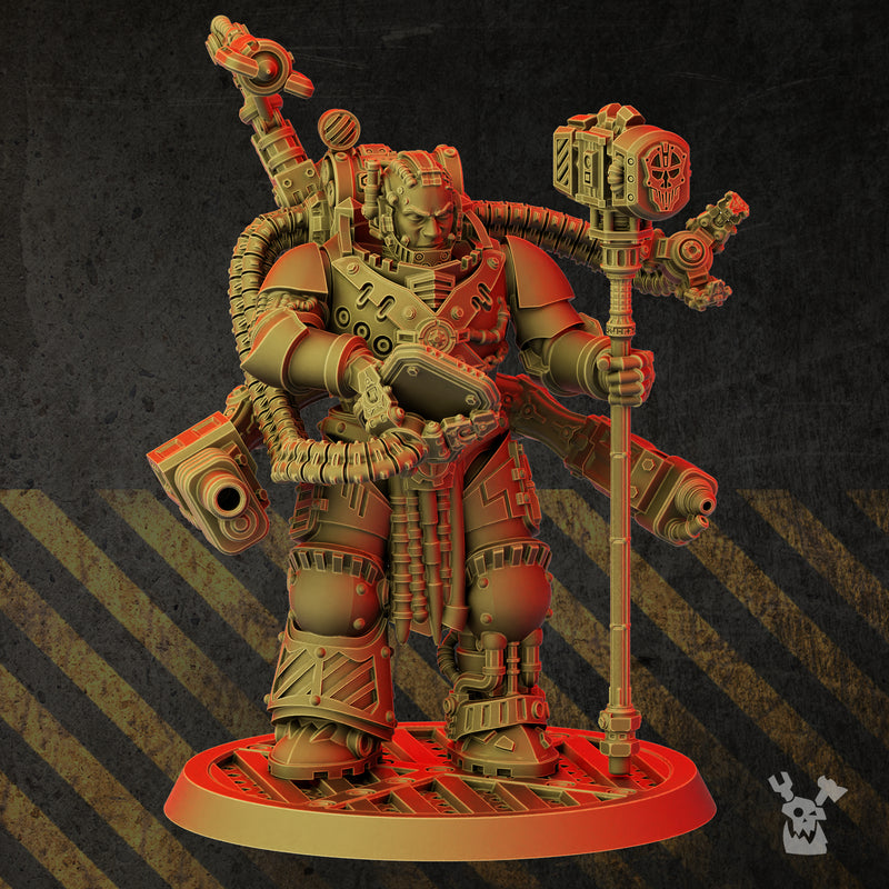 Alloy Master | Full Metal Brotherhood | DakkaDakka | Sci-Fi Grimdark Wargaming Miniature 28mm 32mm