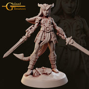 Tiefling | Arena Fighters Miniatures | Fantasy Miniature | Galaad Miniatures TabletopXtra