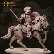 Mounted Fighter A | Arena Fighters Miniatures | Fantasy Miniature | Galaad Miniatures TabletopXtra