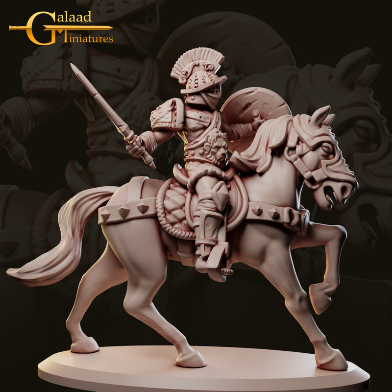Mounted Fighter A | Arena Fighters Miniatures | Fantasy Miniature | Galaad Miniatures TabletopXtra