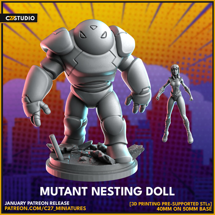 Mutant Nesting Doll | Heroes | Sci-Fi Miniature | C27 Studio