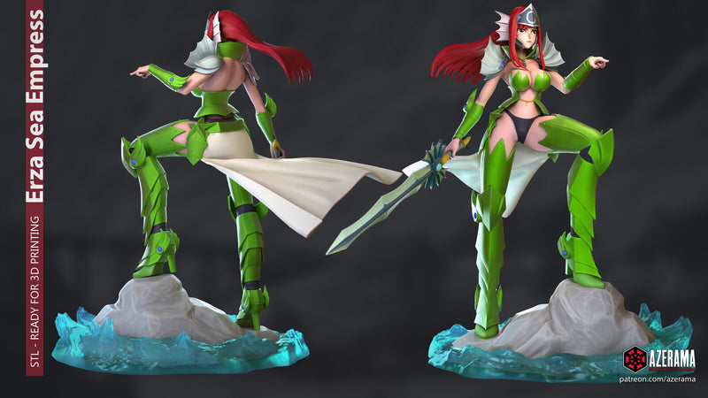 Ezra | Pin-Up Statue Fan Art Miniature Unpainted | Azerama