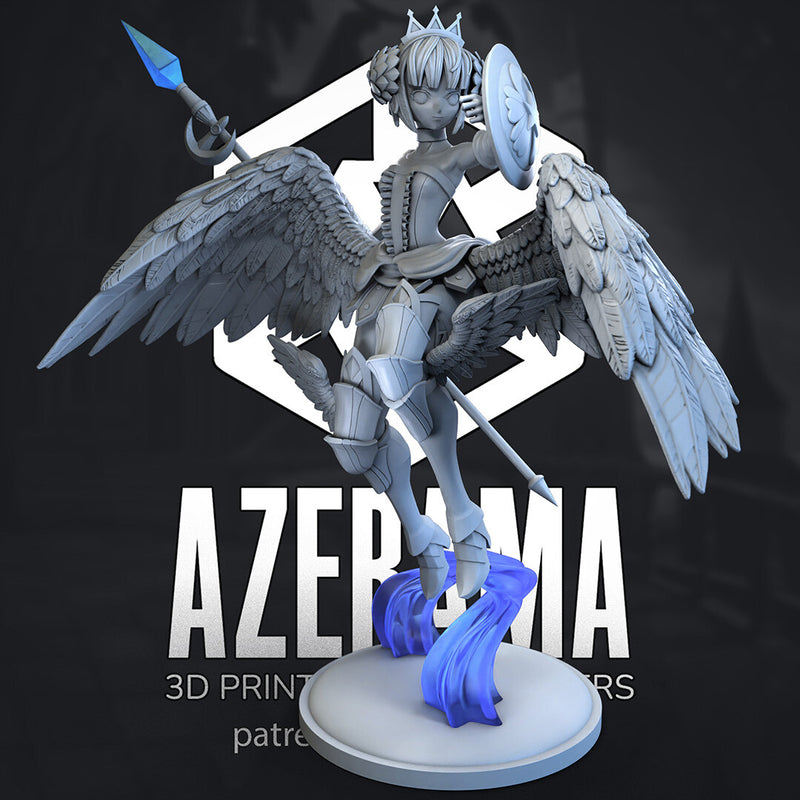 Gwendolyn | Pin-Up Statue Fan Art Miniature Unpainted | Azerama