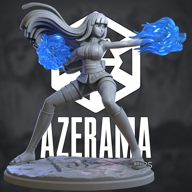 Hinata | Pin-Up Statue Fan Art Miniature Unpainted | Azerama
