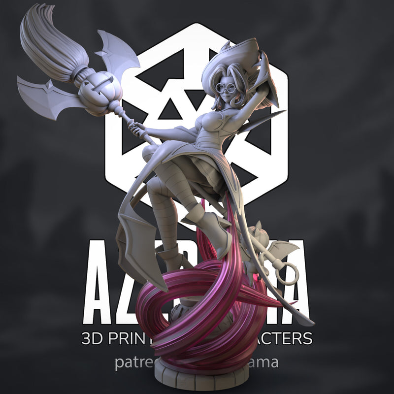 Janna | Pin-Up Statue Fan Art Miniature Unpainted | Azerama