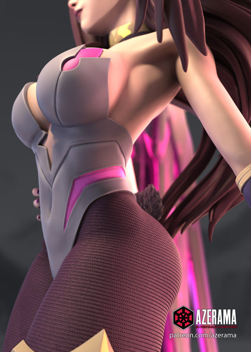Bunny Kai'Sa | Pin-Up Statue Fan Art Miniature Unpainted | Azerama